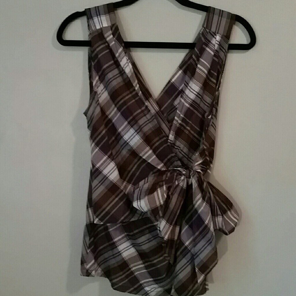 Banana Republic wrap blouse